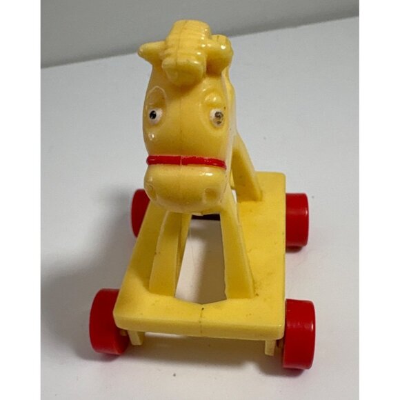 1986 Muppet Babies Fozzy Bear's Rocking Horse McDonalds Happy Meal Toy - Picture 4 of 7